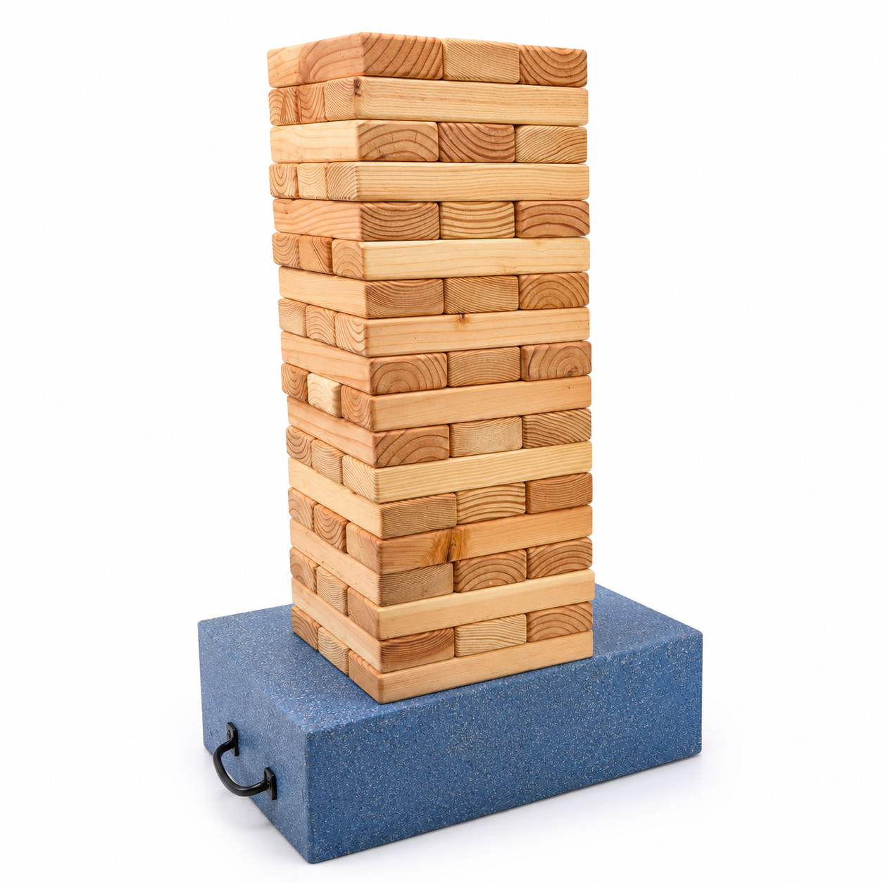 Giant Wooden Jenga – Handmade Outdoor Game Set | 54 Blocks with Carrying Box