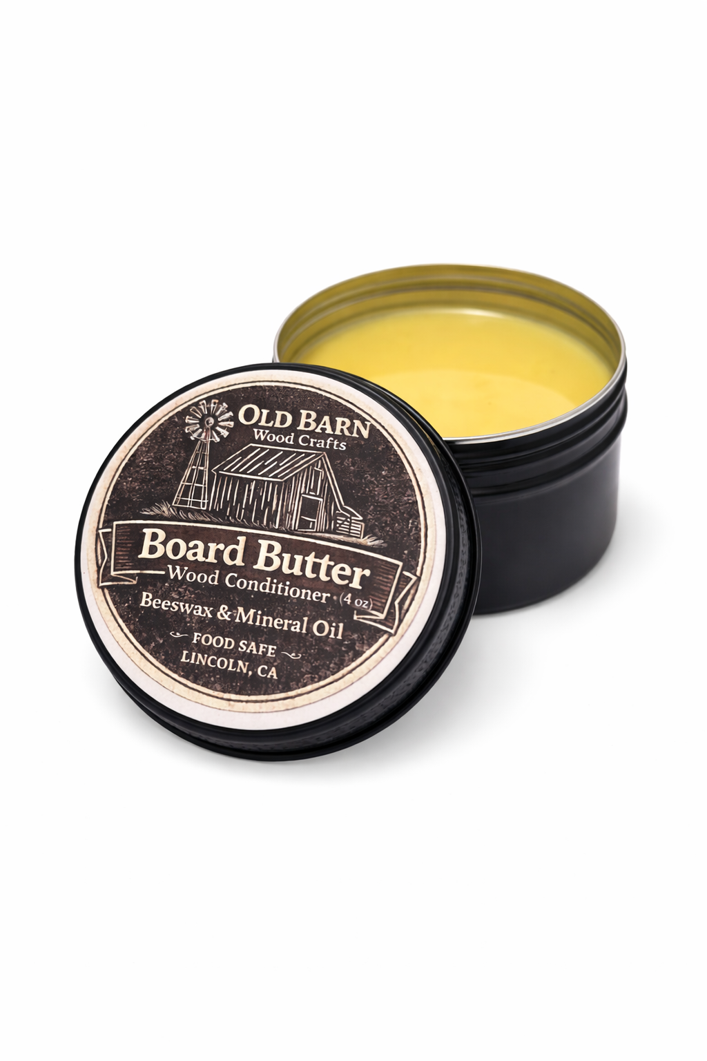 Board Butter – Food-Safe Wood Conditioner (4 oz)